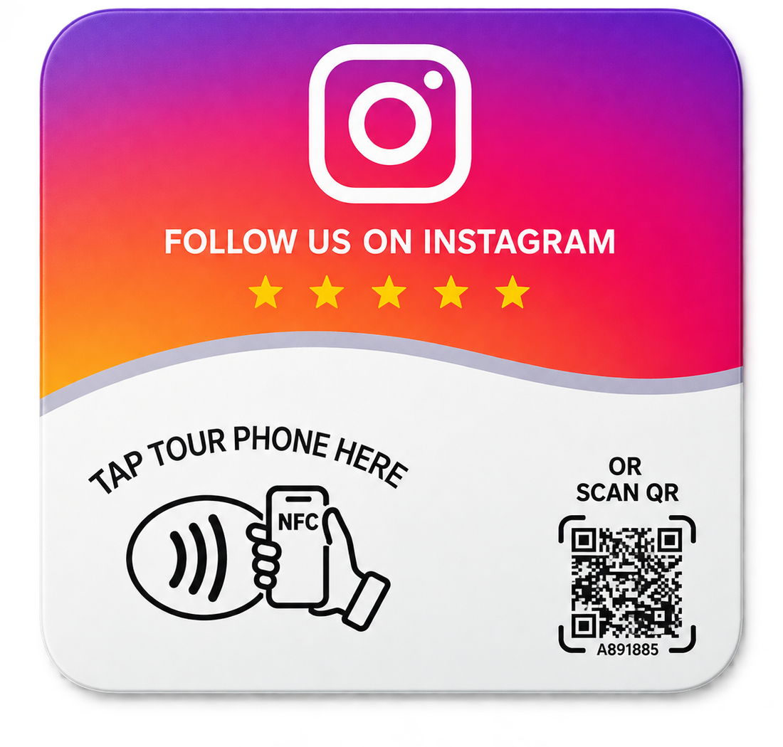 Tarjeta ReviewTap para Instagram